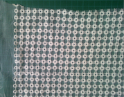 130cm alam Cotton bordir Lace Fabric untuk Garment Pakaian